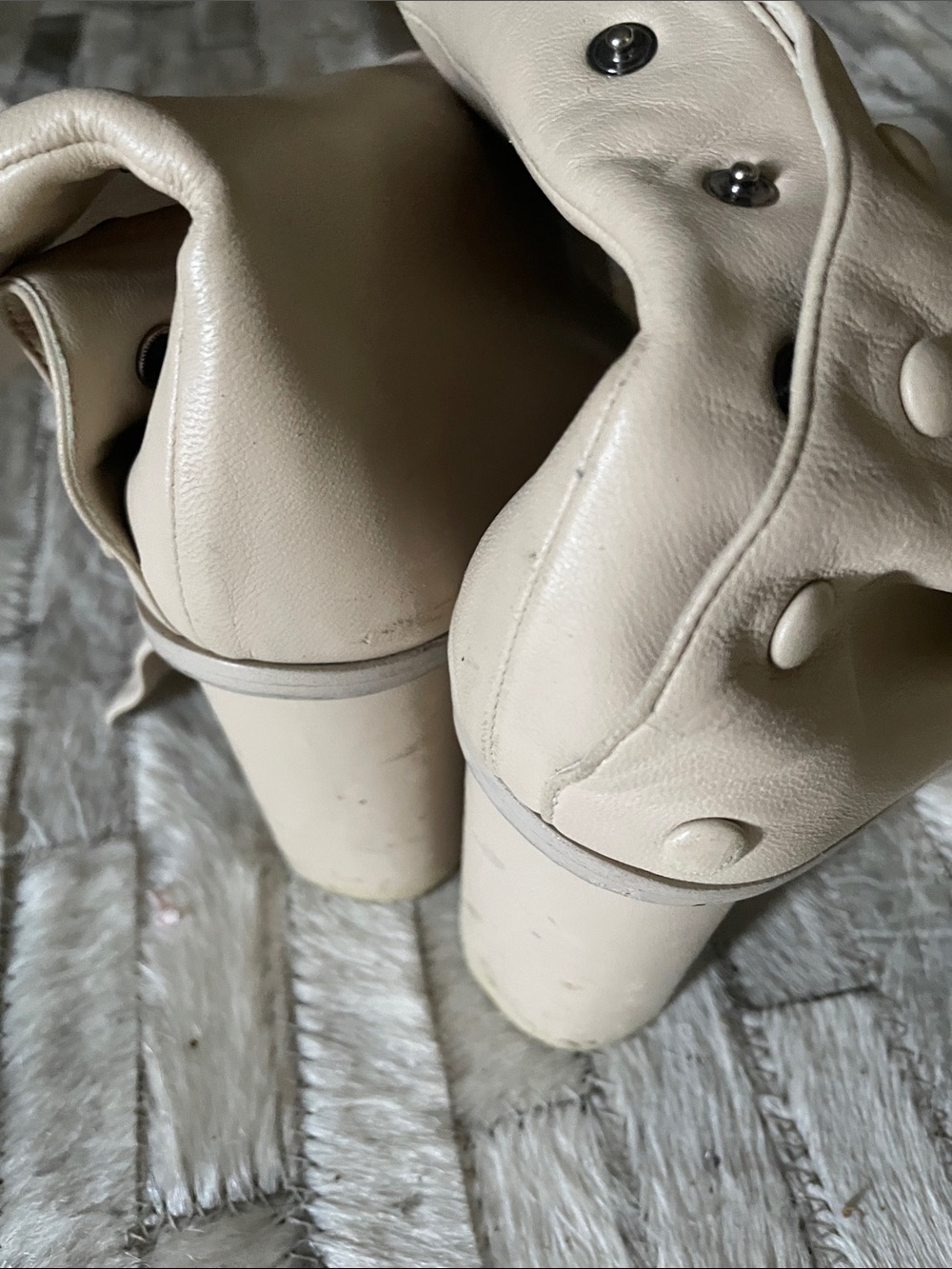 THE ROW teatime buttoned booties sz41 Women's Beige  Ankle Bootie - Picture 5 of 12